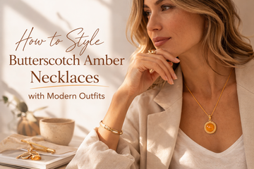 How to Style Butterscotch Amber Necklaces with Modern Outfits