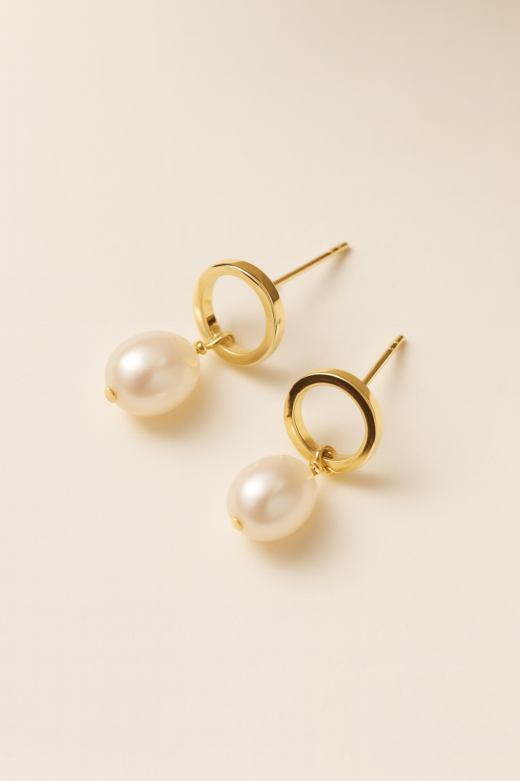 Signature Camila Pearl Earrings by Caevi – hypoallergenic jewelry