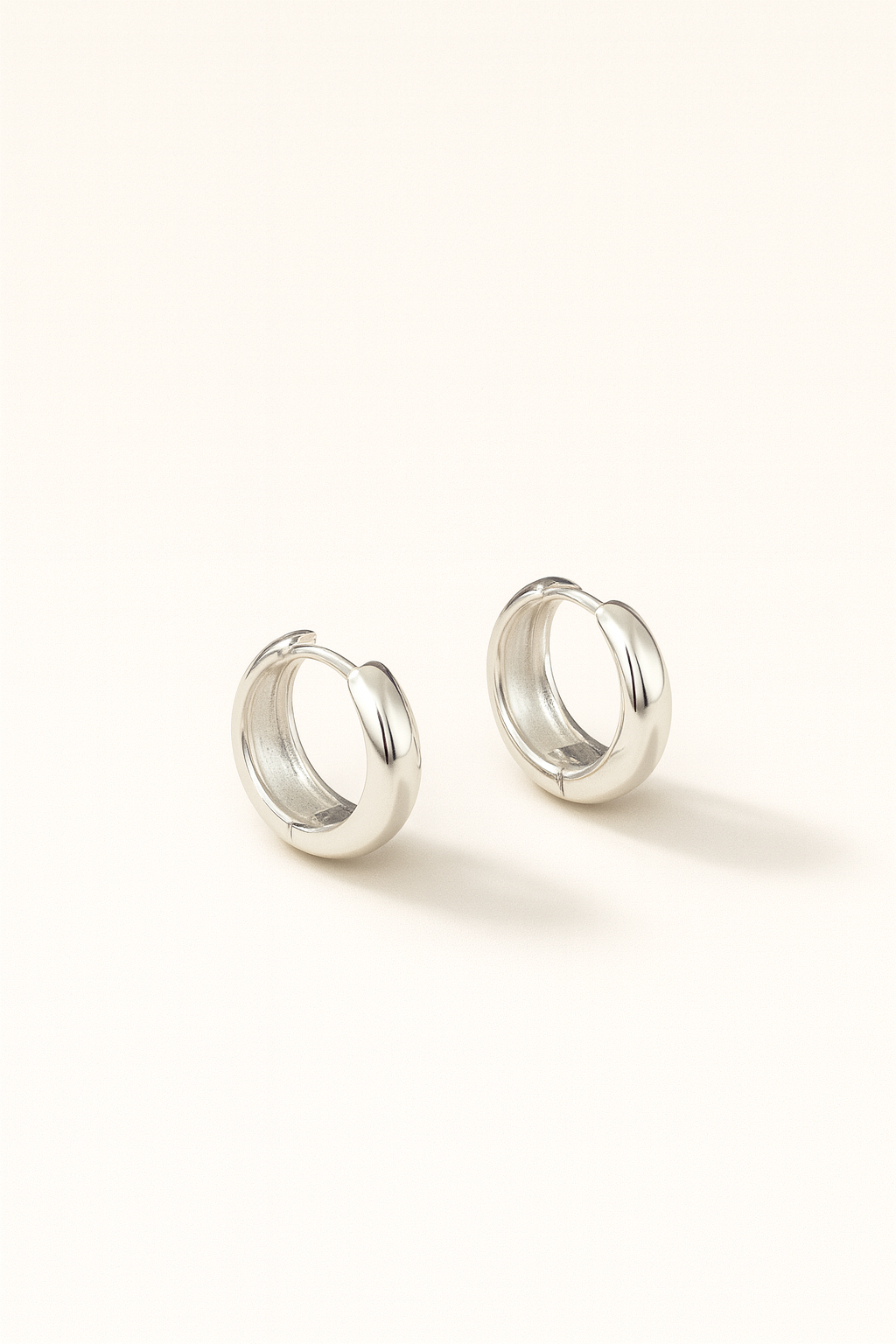 Signature Chloe Tiny Hoops by Caevi – hypoallergenic jewelry