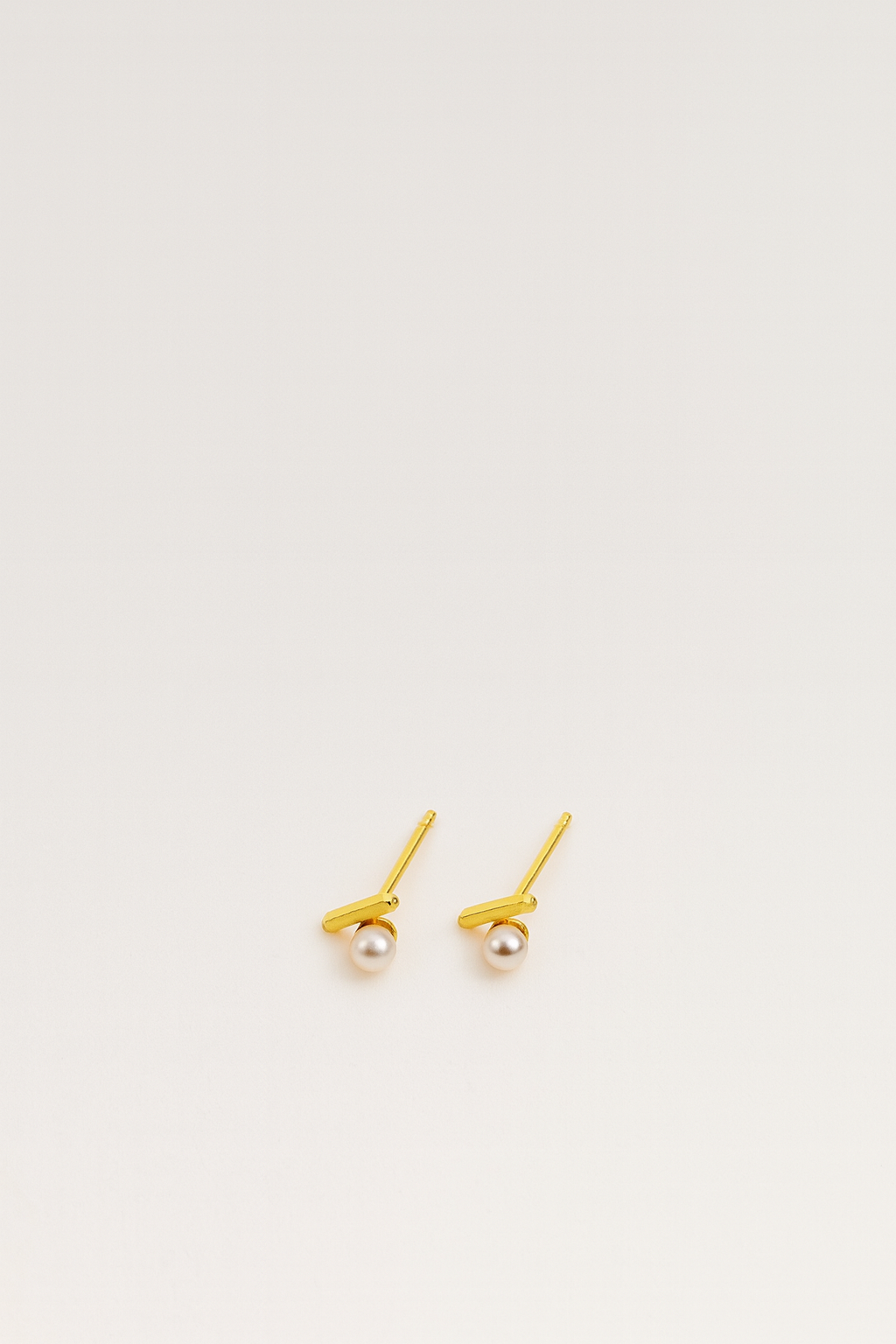 Timeless Delilah Pearl Studs by Caevi – hypoallergenic jewelry