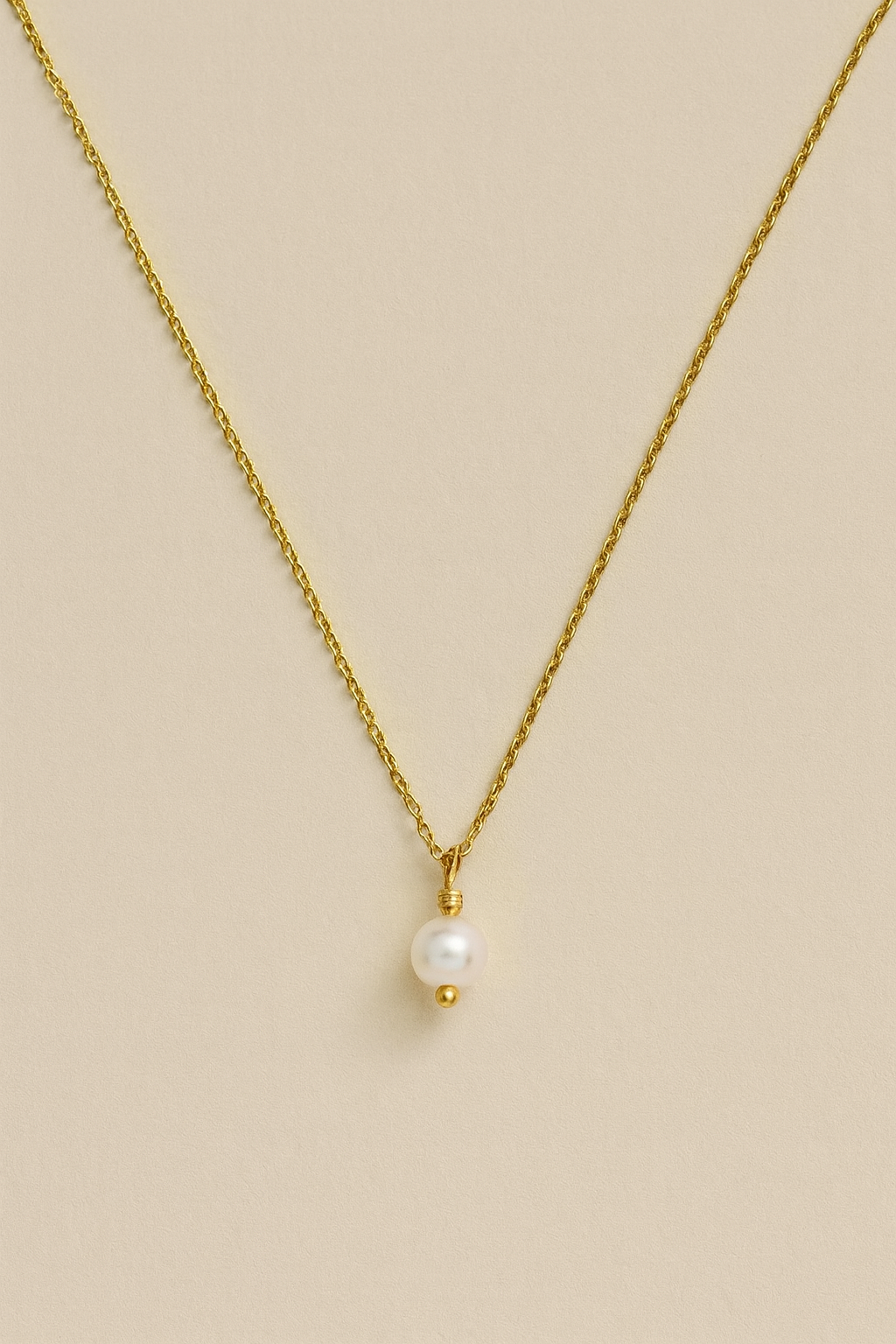 Refined Elise Pearl Necklace by Caevi – hypoallergenic jewelry