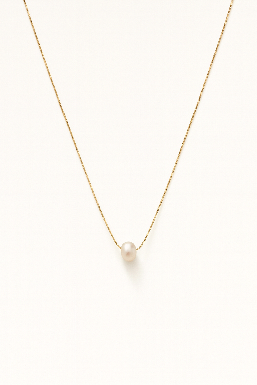 Delicate FIONA PEARL NECKLACE by Caevi – hypoallergenic jewelry