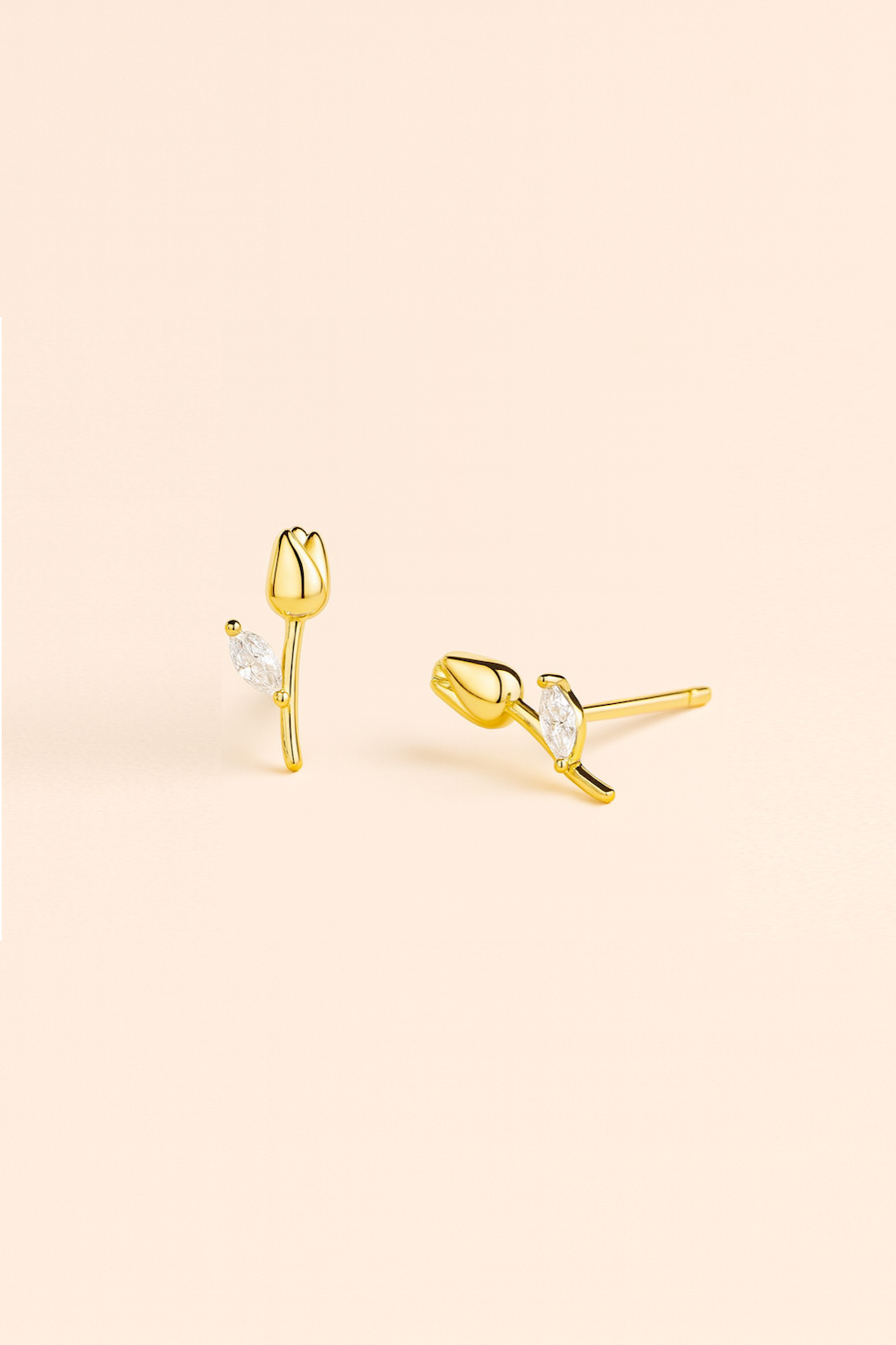 Timeless Freja Ear Studs by Caevi – hypoallergenic jewelry
