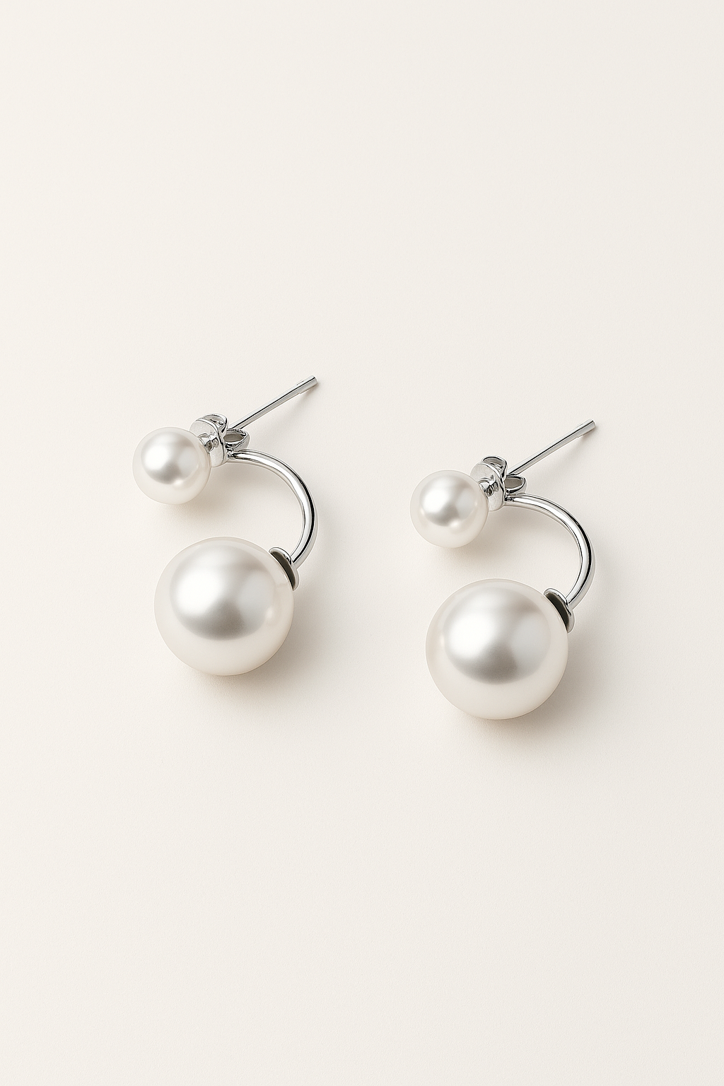 Elegant GISELLE PEARL EARRINGS by Caevi – hypoallergenic jewelry