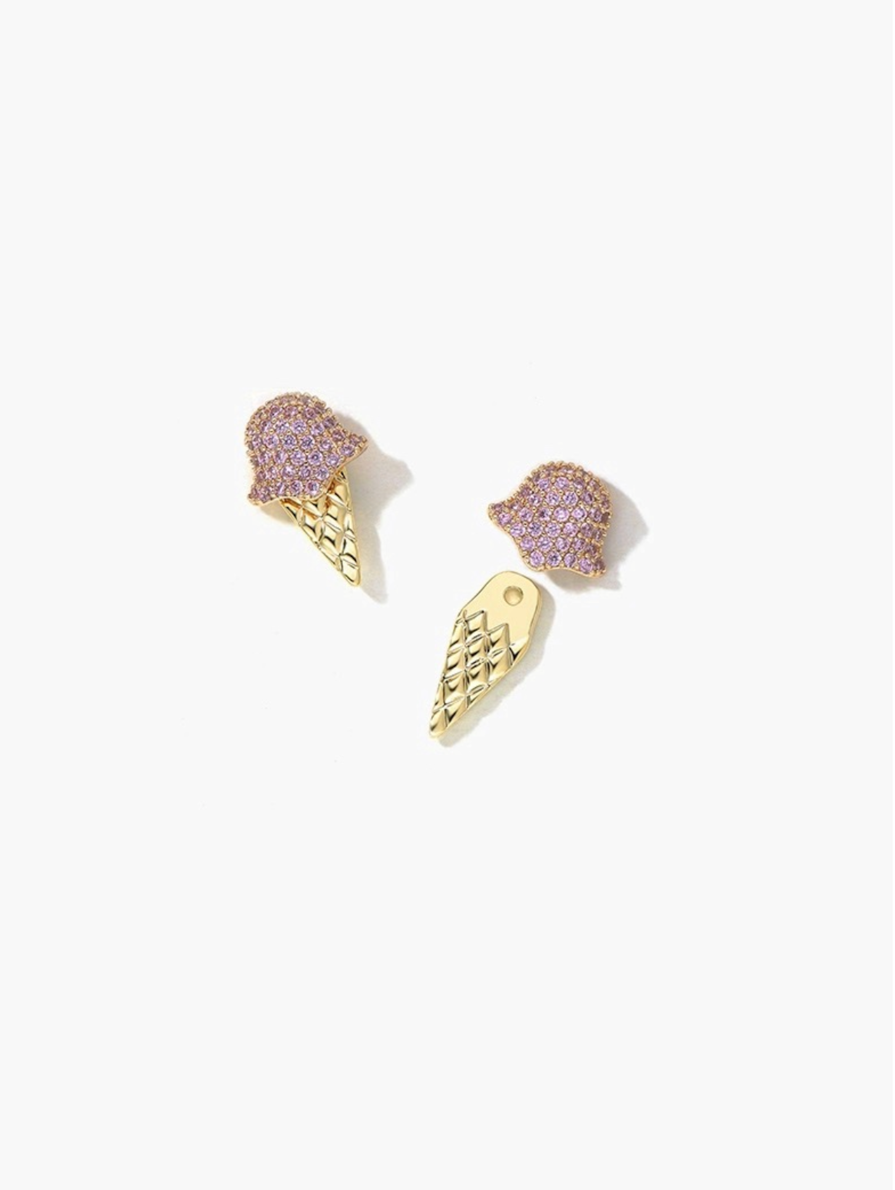 Signature Ice Cream Earrings by Caevi – hypoallergenic jewelry
