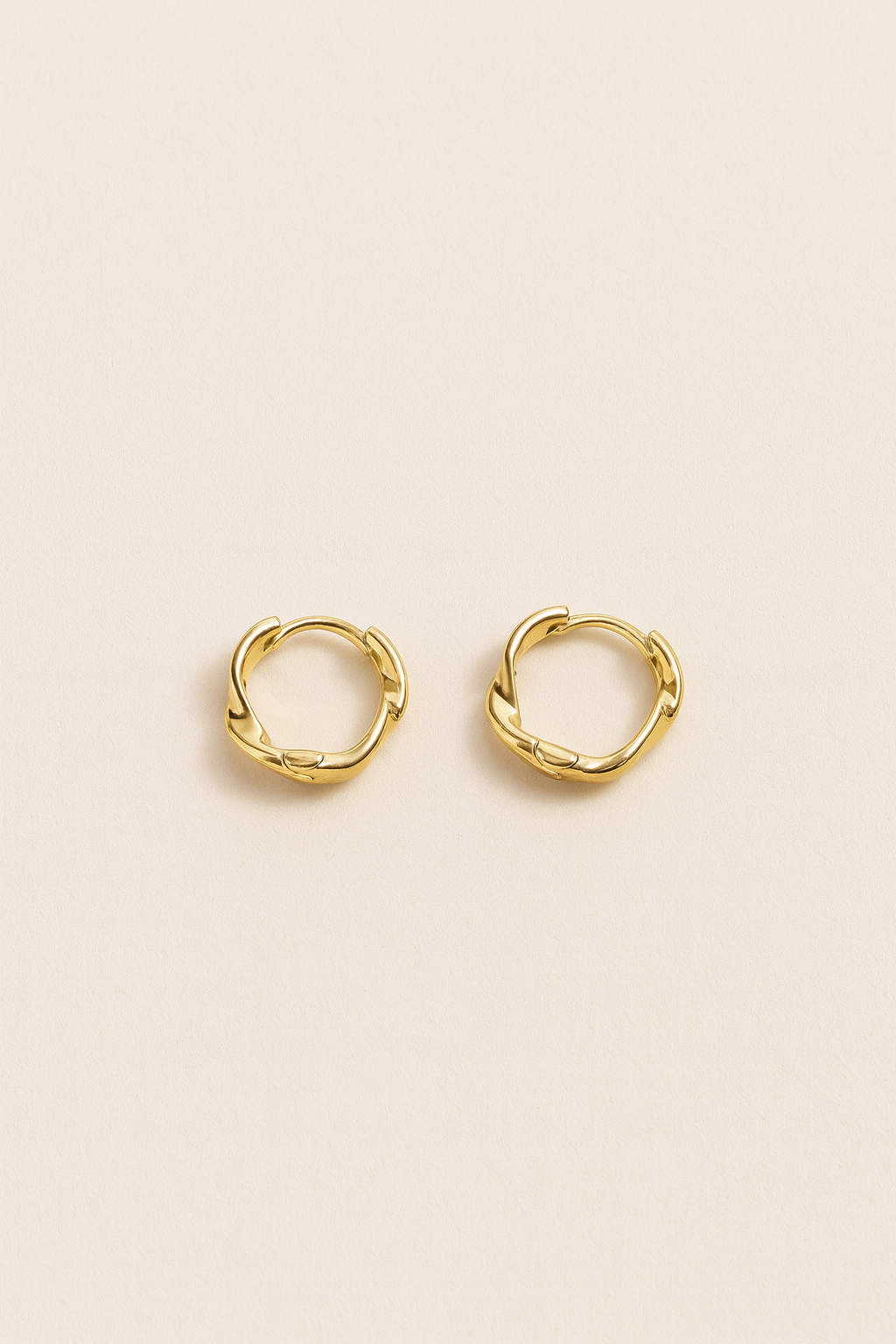 Luxe IVANA MINI HOOP EARRINGS by Caevi – hypoallergenic jewelry
