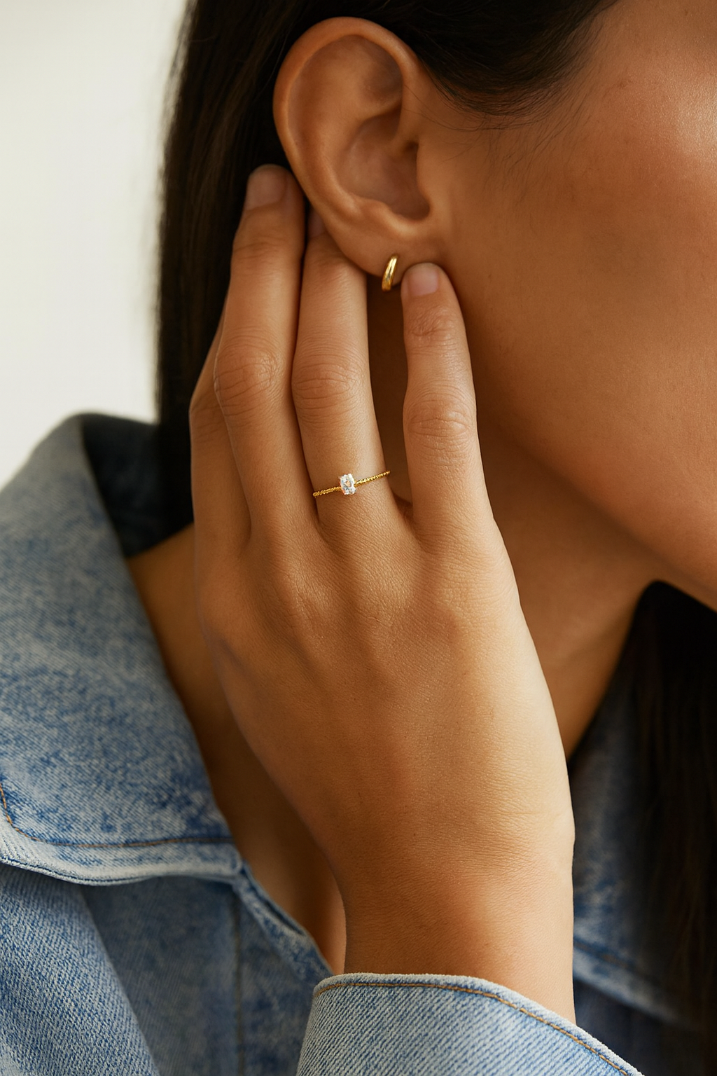 Refined Jillian Ring by Caevi – hypoallergenic jewelry