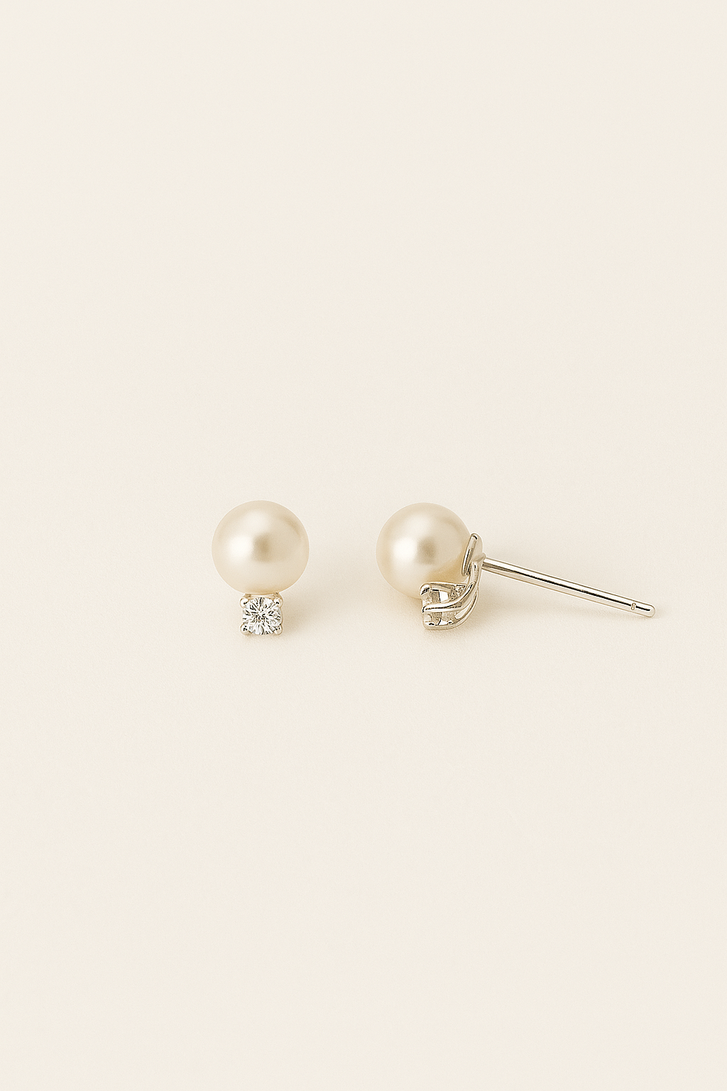 Modern Malin Pearl Earrings by Caevi – hypoallergenic jewelry