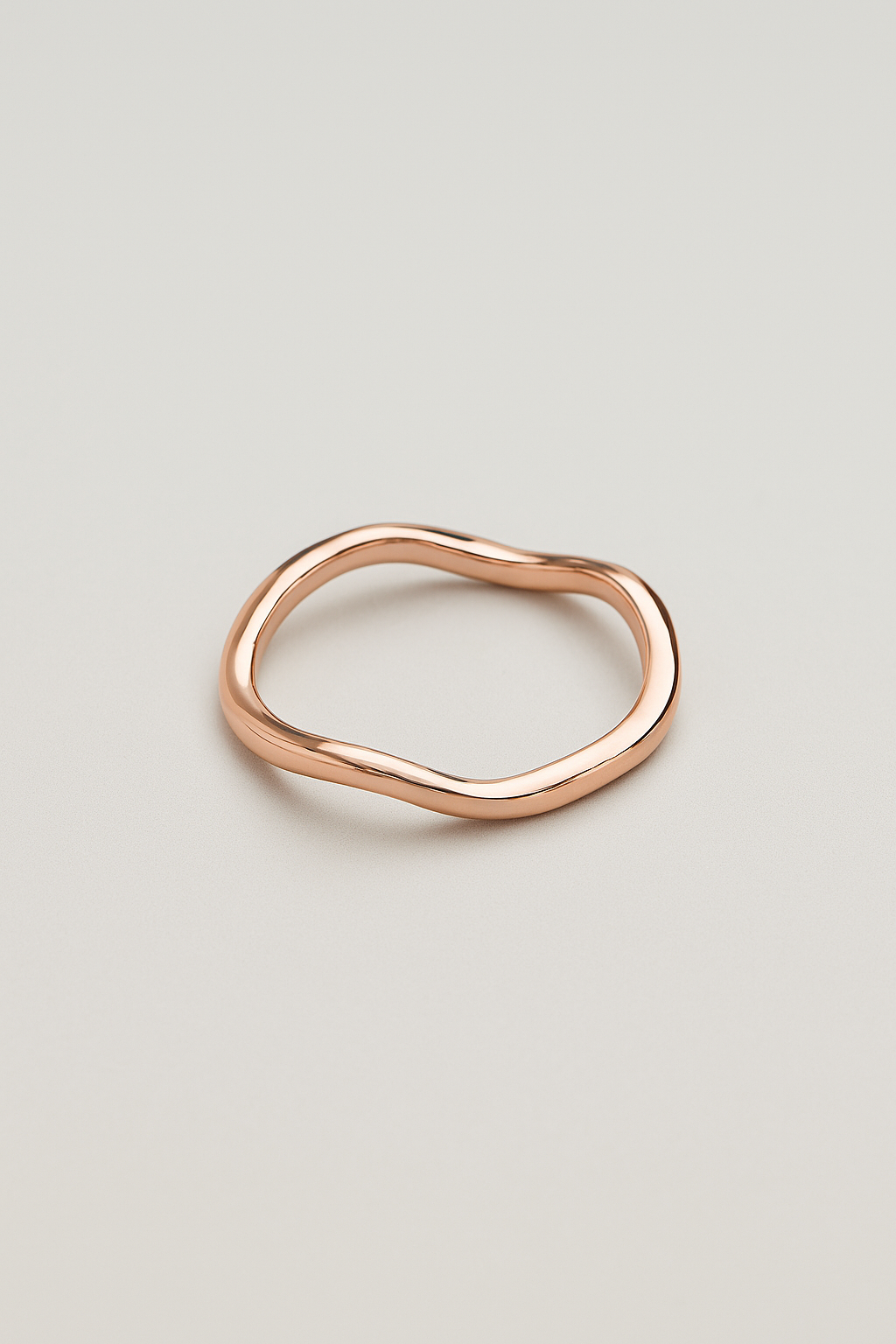 Elegant SONIA CURLICUE RING by Caevi – hypoallergenic jewelry