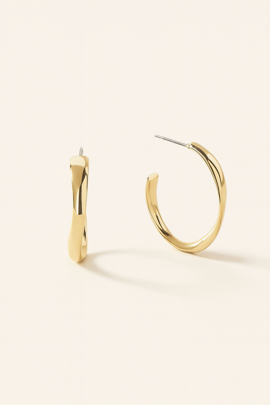 Signature Twirl Hoops by Caevi – hypoallergenic jewelry