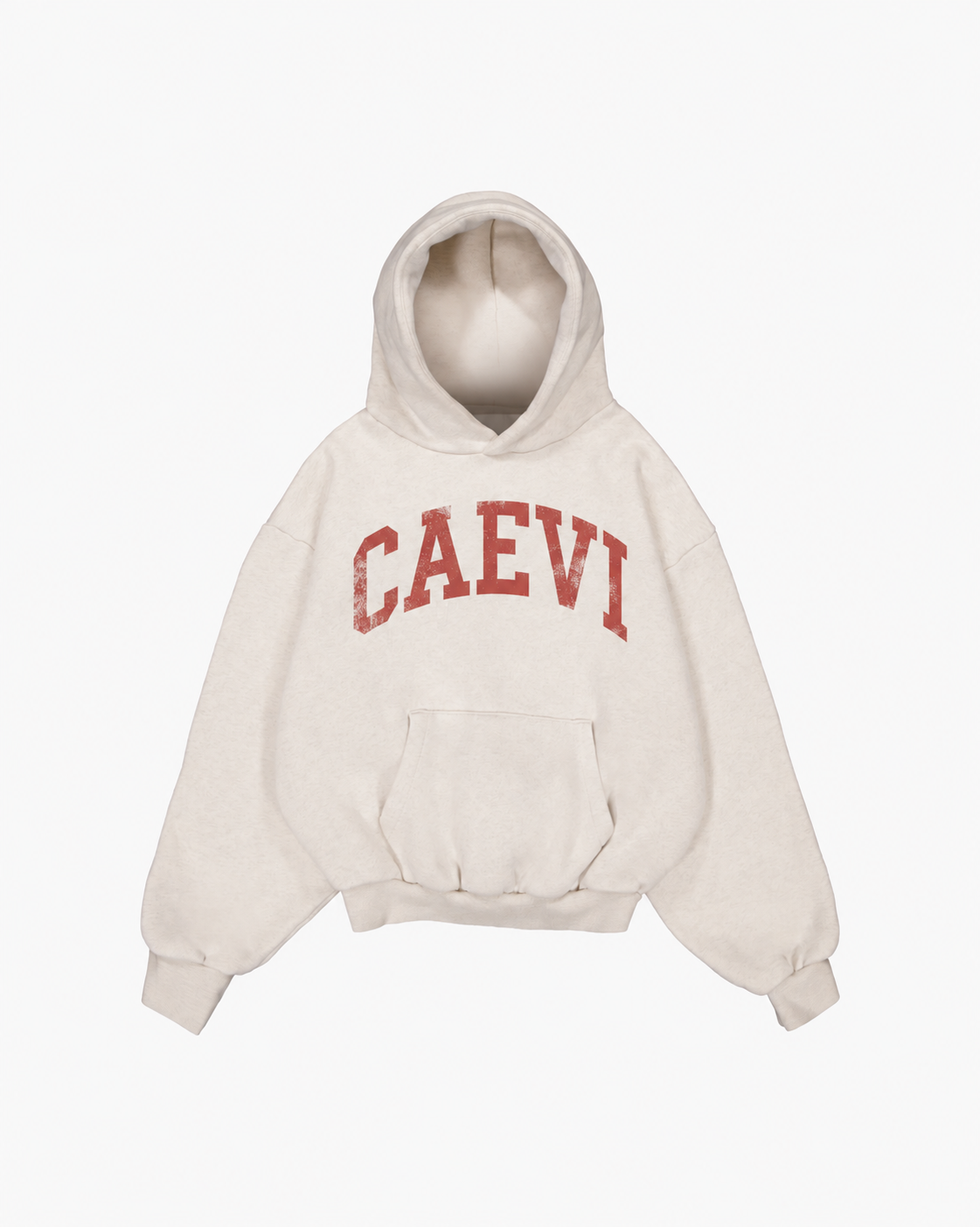 CAEVI Vintage Oatmeal Collegiate heavyweight hoodie
