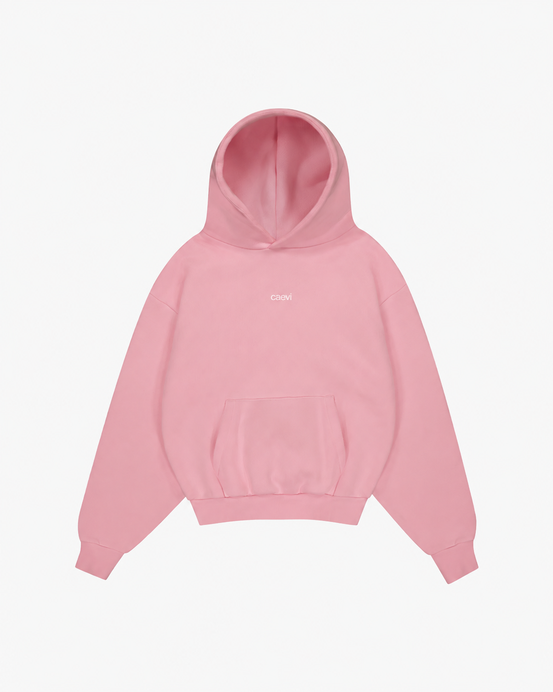 CAEVI Powder Pink Essential heavyweight hoodie